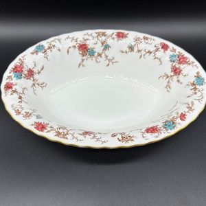 Minton Ancestral Oval Serving Bowl Bone China England